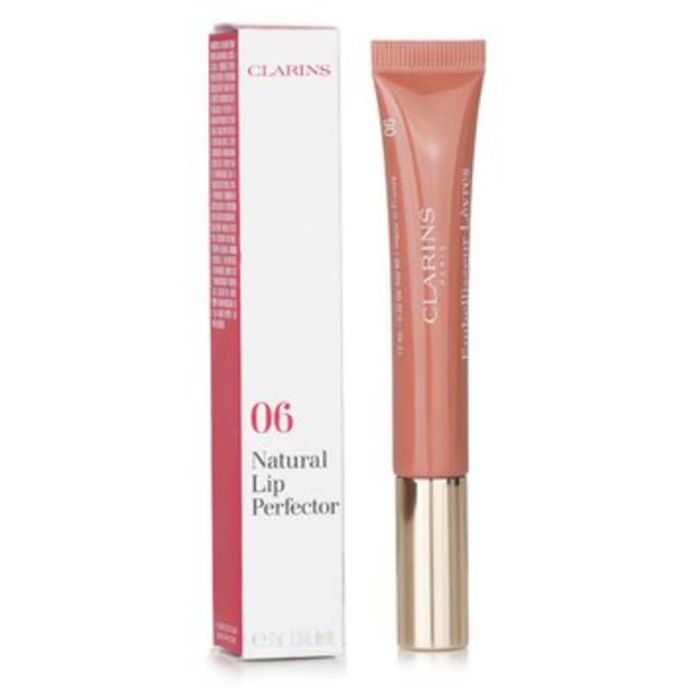 NEW Clarins Paris Lip Perfector Shea Butter 06 Rosewood Shimmer Plumping Gloss